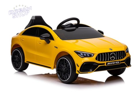 Auto Na Akumulator Mercedes CLA 45s AMG Żółty 4x4 Auto Na Akumulator Mercedes CLA 45s AMG Żółty 4x4