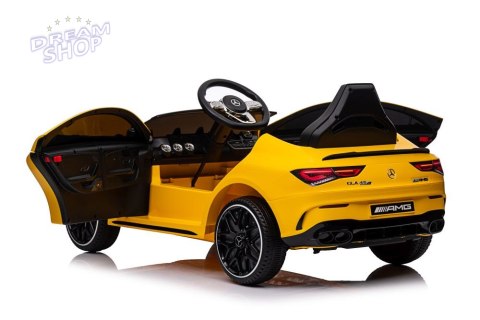 Auto Na Akumulator Mercedes CLA 45s AMG Żółty 4x4 Auto Na Akumulator Mercedes CLA 45s AMG Żółty 4x4
