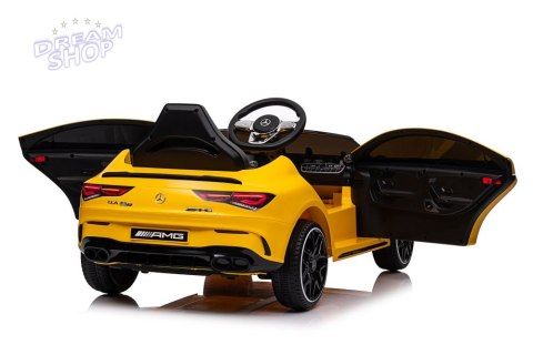 Auto Na Akumulator Mercedes CLA 45s AMG Żółty 4x4 Auto Na Akumulator Mercedes CLA 45s AMG Żółty 4x4