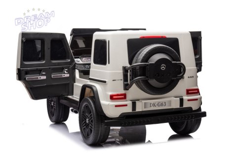 Auto Na Akumulator Mercedes G63 XXL Biały 4x4 Auto Na Akumulator Mercedes G63 XXL Biały 4x4