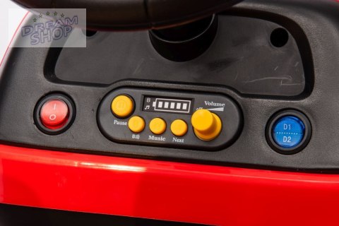 Traktor Na Akumulator BBH-030 Czerwony Traktor Na Akumulator BBH-030 Czerwony