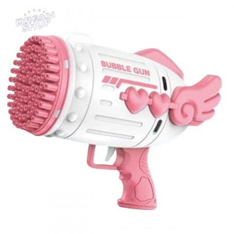 WOOPIE Pistolet do Robienia Baniek Mydlanych 91 Otworów Różowy WOOPIE Pistolet do Robienia Baniek Mydlanych 91 Otworów Różowy