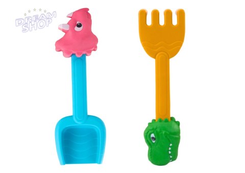 Zestaw Zabawek Do Piasku Toczka Sześć Foremek Konewka Dinozaury Zestaw Zabawek Do Piasku Toczka Sześć Foremek Konewka Dinozaury
