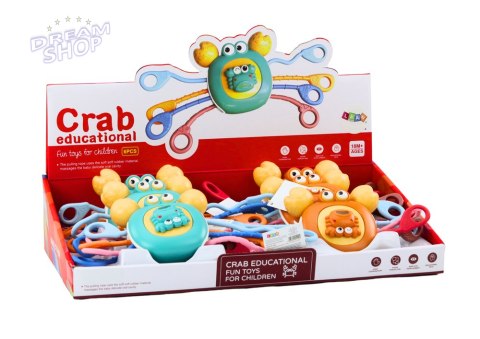 Interaktywny Sensoryczny Krab Edukacyjny Gryzak Dla Dzieci Interaktywny Sensoryczny Krab Edukacyjny Gryzak Dla Dzieci