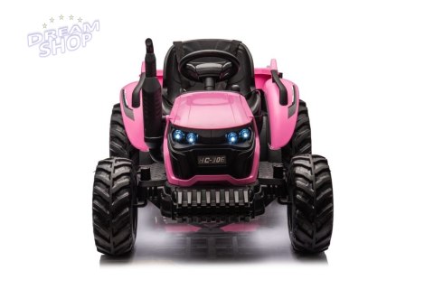 Traktor Na Akumulator HC-306 Różowy 24V Traktor Na Akumulator HC-306 Różowy 24V