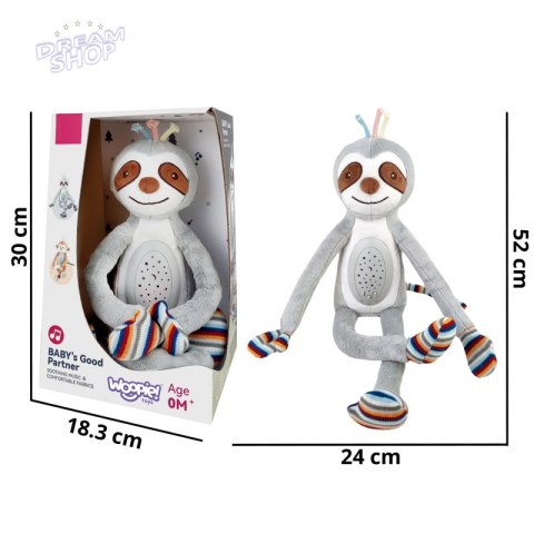 WOOPIE BABY Interaktywna Przytulanka Projektor 2w1 Usypiacz Lemur WOOPIE BABY Interaktywna Przytulanka Projektor 2w1 Usypiacz Lemur