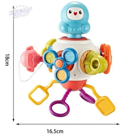 WOOPIE BABY Kostka Sześciościan Montessori Sensoryczna 8w1 WOOPIE BABY Kostka Sześciościan Montessori Sensoryczna 8w1
