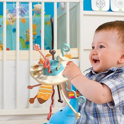 WOOPIE BABY Zabawka Sensoryczna Montessori Gryzak Grzechotka Wielofunkcyjny Lis WOOPIE BABY Zabawka Sensoryczna Montessori Gryzak Grzechotka Wielofunkcyjny Lis