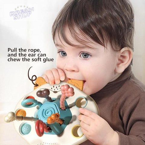 WOOPIE BABY Zabawka Sensoryczna Montessori Gryzak Grzechotka Wielofunkcyjny Lis WOOPIE BABY Zabawka Sensoryczna Montessori Gryzak Grzechotka Wielofunkcyjny Lis