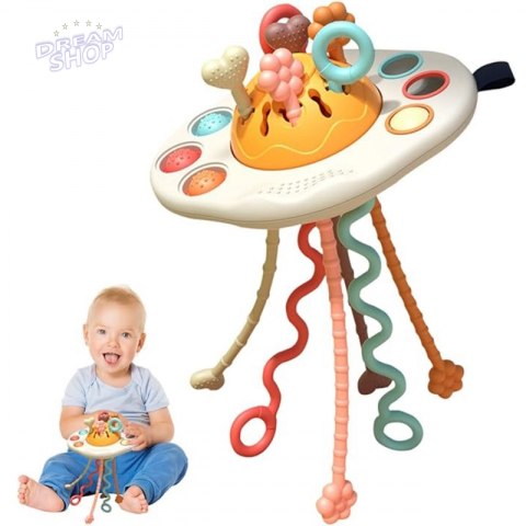 WOOPIE BABY Zabawka Sensoryczna Montessori Gryzak Grzechotka Wielofunkcyjny UFO WOOPIE BABY Zabawka Sensoryczna Montessori Gryzak Grzechotka Wielofunkcyjny UFO