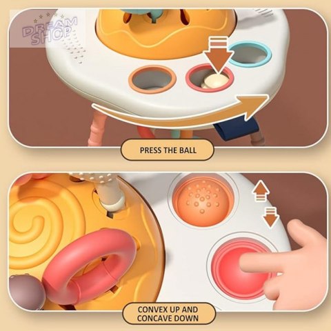 WOOPIE BABY Zabawka Sensoryczna Montessori Gryzak Grzechotka Wielofunkcyjny UFO WOOPIE BABY Zabawka Sensoryczna Montessori Gryzak Grzechotka Wielofunkcyjny UFO
