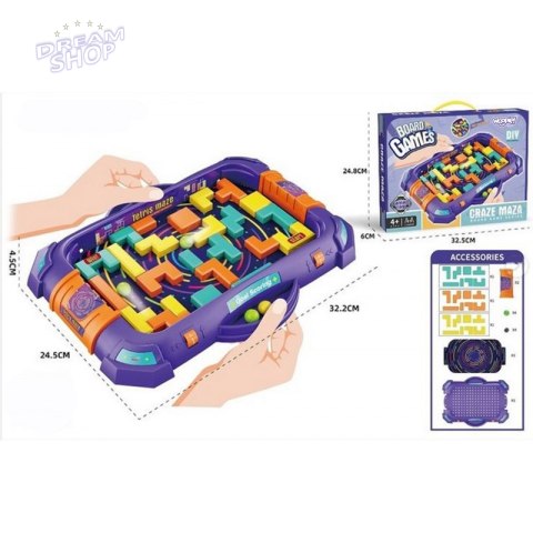 WOOPIE Gra Zręcznościowa Flipper "CRAZE MAZE" WOOPIE Gra Zręcznościowa Flipper "CRAZE MAZE"