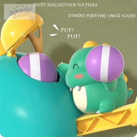 WOOPIE Gra w Rzutki Pistolet Dinozaur na Kulki Rzepy Tarcza Punkty Strzelanie WOOPIE Gra w Rzutki Pistolet Dinozaur na Kulki Rzepy Tarcza Punkty Strzelanie