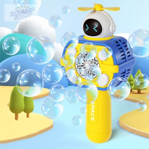 WOOPIE Maszyna Astronauta do Robienia Baniek Mydlanych Żółty WOOPIE Maszyna Astronauta do Robienia Baniek Mydlanych Żółty