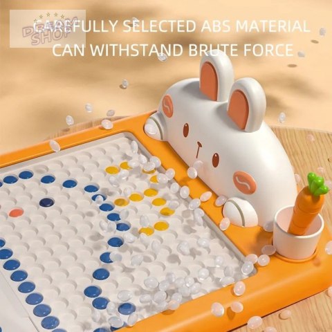 WOOPIE Tablica Magnetyczna Montessori MagPad Do Rysowania Królik Marchewka WOOPIE Tablica Magnetyczna Montessori MagPad Do Rysowania Królik Marchewka