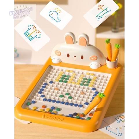 WOOPIE Tablica Magnetyczna Montessori MagPad Do Rysowania Królik Marchewka WOOPIE Tablica Magnetyczna Montessori MagPad Do Rysowania Królik Marchewka