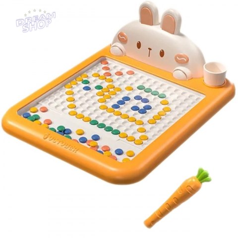WOOPIE Tablica Magnetyczna Montessori MagPad Do Rysowania Królik Marchewka WOOPIE Tablica Magnetyczna Montessori MagPad Do Rysowania Królik Marchewka