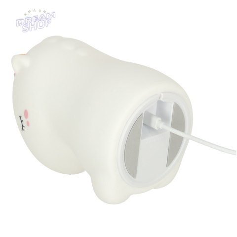Lampka nocna dla dzieci silikonowa na baterie biała RGB jednorożec Lampka nocna dla dzieci silikonowa na baterie biała RGB jednorożec