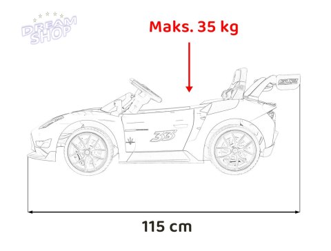 Pojazd Maserati MC20 GT2 Biały Pojazd Maserati MC20 GT2 Biały