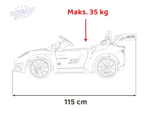 Pojazd Maserati MC20 GT2 Czarny Pojazd Maserati MC20 GT2 Czarny
