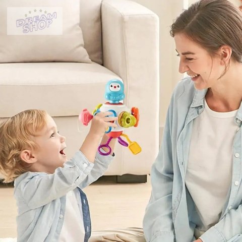 WOOPIE BABY Kostka Sześciościan Montessori Sensoryczna 8w1 WOOPIE BABY Kostka Sześciościan Montessori Sensoryczna 8w1