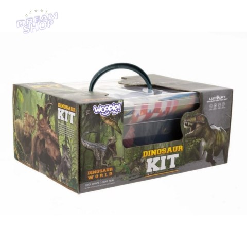 WOOPIE Zestaw Figurki Dinozaury 9szt. + Mata + Kuferek WOOPIE Zestaw Figurki Dinozaury 9szt. + Mata + Kuferek