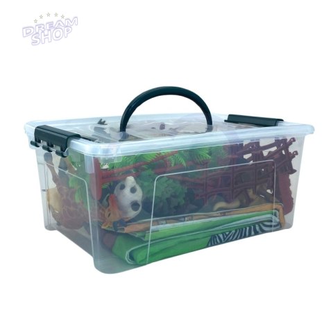 WOOPIE Zestaw Figurki Safari + Mata 13 el. WOOPIE Zestaw Figurki Safari + Mata 13 el.