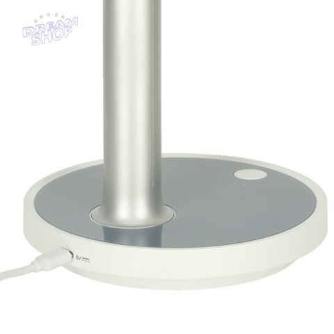 Wentylator wiatrak biurkowy stojący 30cm biały