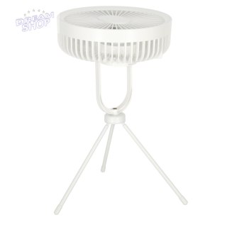 Wentylator wiatrak biurkowy stojący 34 cm biały