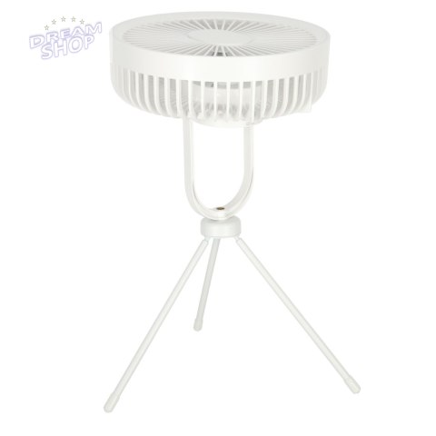 Wentylator wiatrak biurkowy stojący 34 cm biały Wentylator wiatrak biurkowy stojący 34 cm biały