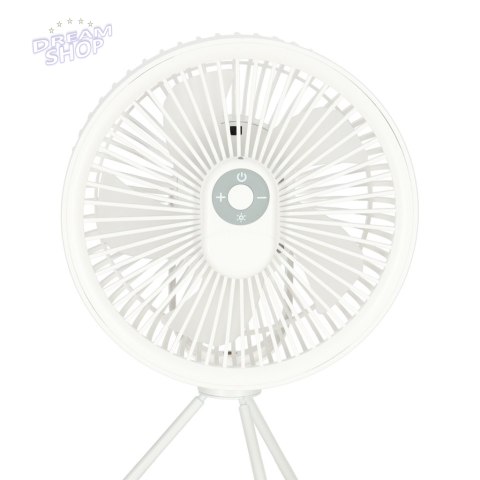 Wentylator wiatrak biurkowy stojący 34 cm biały Wentylator wiatrak biurkowy stojący 34 cm biały