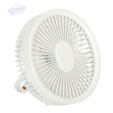 Wentylator wiatrak biurkowy stojący 34 cm biały Wentylator wiatrak biurkowy stojący 34 cm biały