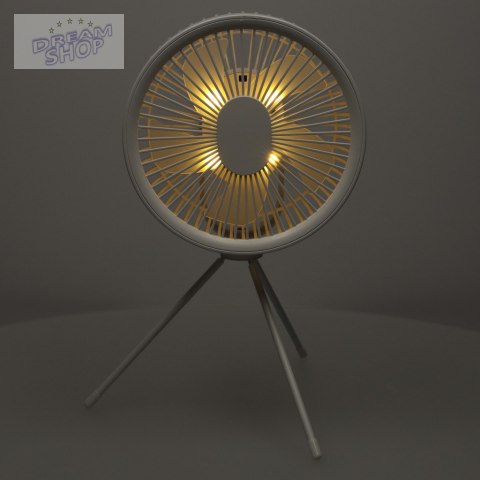Wentylator wiatrak biurkowy stojący 34 cm biały Wentylator wiatrak biurkowy stojący 34 cm biały