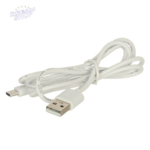 Wentylator wiatrak biurkowy z klipsem USB 11 cm biały Wentylator wiatrak biurkowy z klipsem USB 11 cm biały