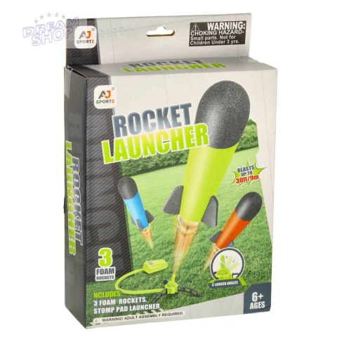 Wyrzutnia rakiet piankowych Power launcher rocket x3 Wyrzutnia rakiet piankowych Power launcher rocket x3