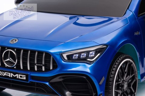 Auto Na Akumulator Mercedes CLA 45s AMG Niebieski Lakierowany 4x4 Auto Na Akumulator Mercedes CLA 45s AMG Niebieski Lakierowany 4x4