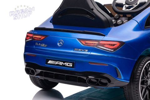 Auto Na Akumulator Mercedes CLA 45s AMG Niebieski Lakierowany 4x4 Auto Na Akumulator Mercedes CLA 45s AMG Niebieski Lakierowany 4x4