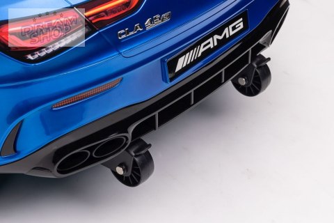 Auto Na Akumulator Mercedes CLA 45s AMG Niebieski Lakierowany 4x4 Auto Na Akumulator Mercedes CLA 45s AMG Niebieski Lakierowany 4x4