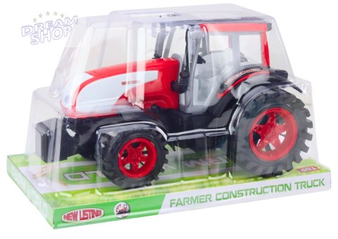 Duży Traktor Farmerski Rolniczy Napęd Czerwony Duży Traktor Farmerski Rolniczy Napęd Czerwony
