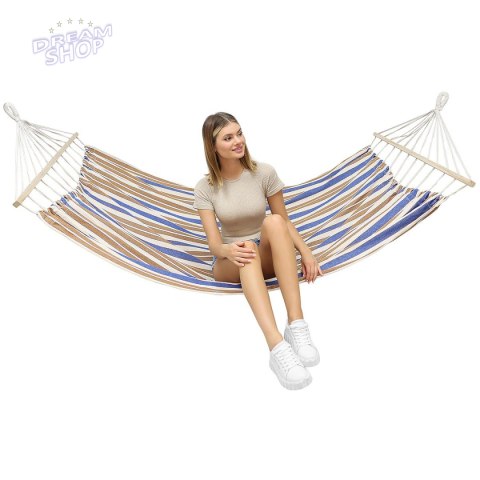 HAMAK OGRODOWY 2-OSOBOWY 200X150CM Z DRĄŻKIEM 1052717
