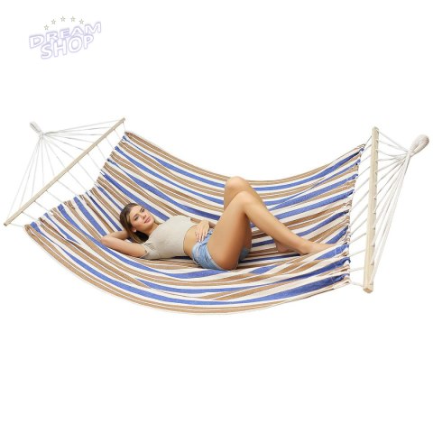 HAMAK OGRODOWY 2-OSOBOWY 200X150CM Z DRĄŻKIEM 1052717