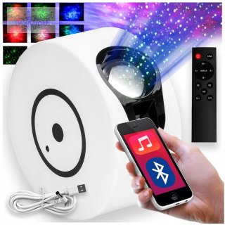 Lampa nocna projektor gwiazd NEBULA biały