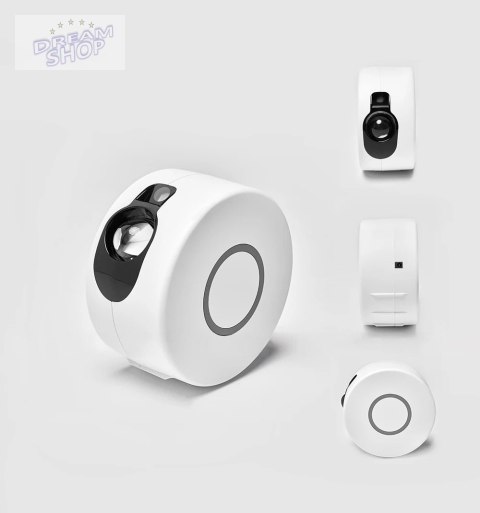 Lampa nocna projektor gwiazd SPIRAL biały Lampa nocna projektor gwiazd SPIRAL biały