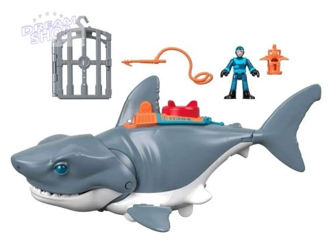 Mattel Imaginext Mega mechaniczny rekin atak rekina ruchoma paszcza ZA5438 Mattel Imaginext Mega mechaniczny rekin atak rekina ruchoma paszcza ZA5438