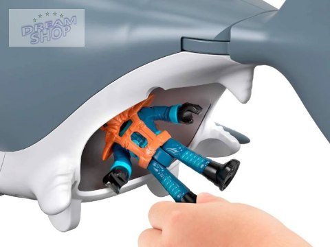Mattel Imaginext Mega mechaniczny rekin atak rekina ruchoma paszcza ZA5438 Mattel Imaginext Mega mechaniczny rekin atak rekina ruchoma paszcza ZA5438