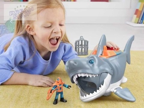 Mattel Imaginext Mega mechaniczny rekin atak rekina ruchoma paszcza ZA5438 Mattel Imaginext Mega mechaniczny rekin atak rekina ruchoma paszcza ZA5438