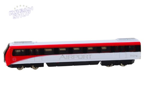 Model Kolekcjonerski Pociąg Czerwono-Biały 1:48 Metalowy Model Kolekcjonerski Pociąg Czerwono-Biały 1:48 Metalowy