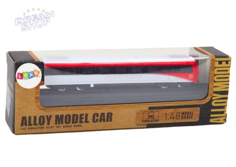 Model Kolekcjonerski Pociąg Czerwono-Biały 1:48 Metalowy Model Kolekcjonerski Pociąg Czerwono-Biały 1:48 Metalowy