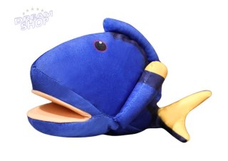 Pluszowa Maskotka Rybka Niebieska Pacynka 25 cm