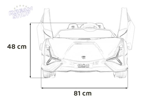 Pojazd Lamborghini SIAN Czerwony Pojazd Lamborghini SIAN Czerwony